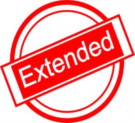 :Extension of the deadline for article submission